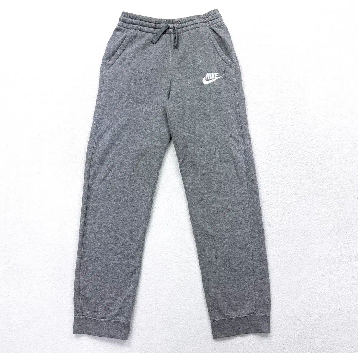 【雷市場（ポンジャン）商品韓国直送】 12 ー 13 NIKE(ナイキ) グレー 裏起毛 バンディング パンツ