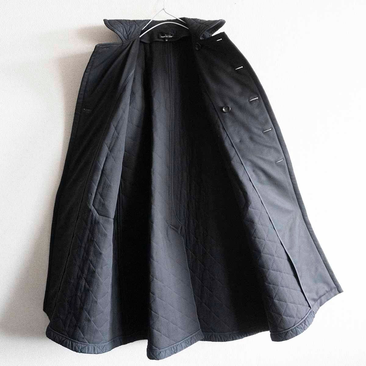 極美品】tricot COMME des GARCONS 【2018AW/ 丸襟 キルティングコート 