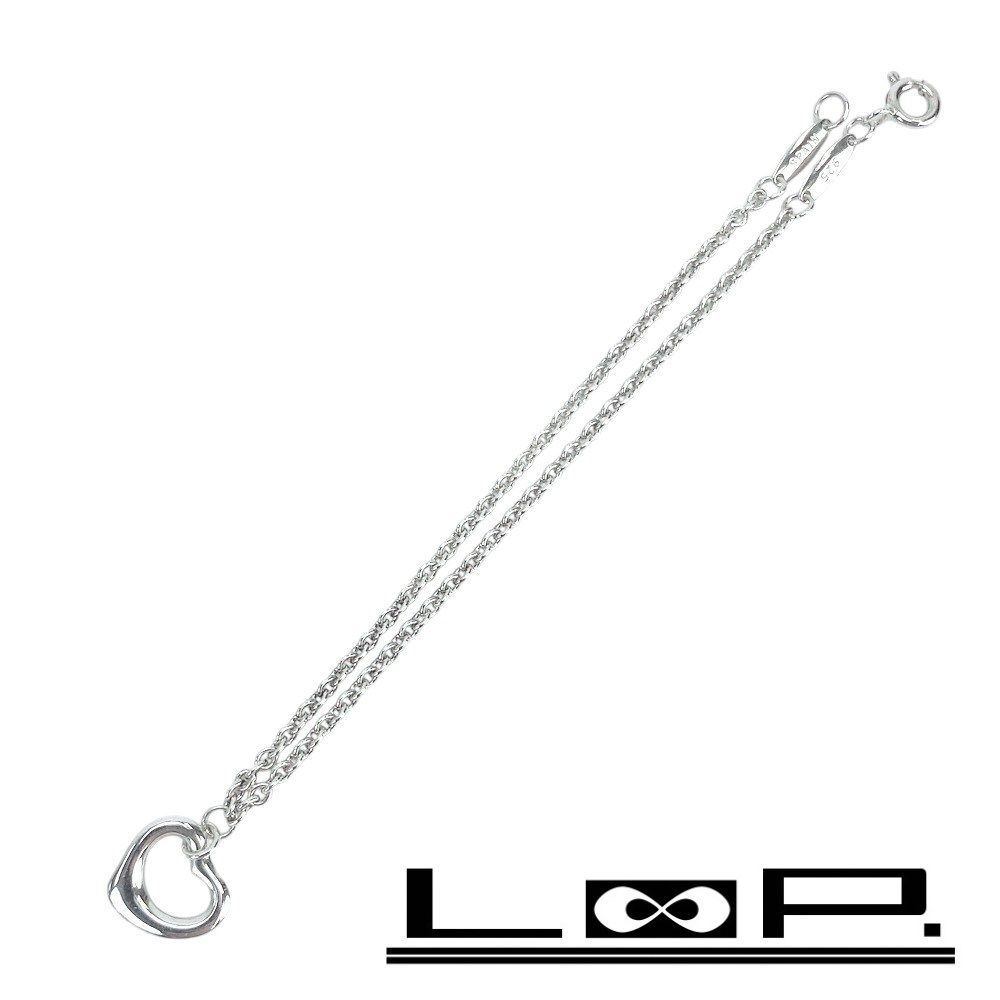 ティファニー SV925 5P オープンハートブレスレット TIFFANY&Co. ティファニー 5P オープンハート ブレスレット