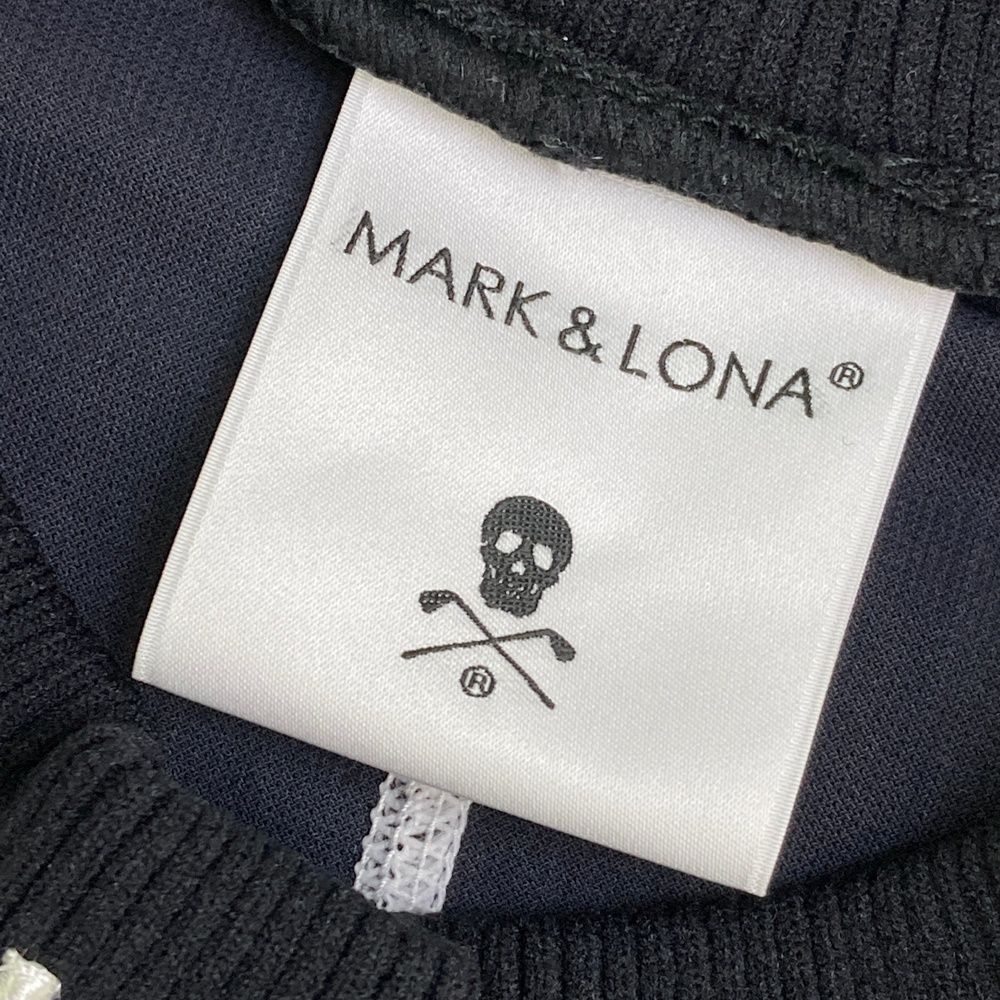 MARK&amp;LONA - 【美品】マークアンドロナ　レディース　半袖　モックネックシャツ　サイズ38 M MARK&LONA マークアンドロナ モックネック 半袖シャツ 水色 40 L
