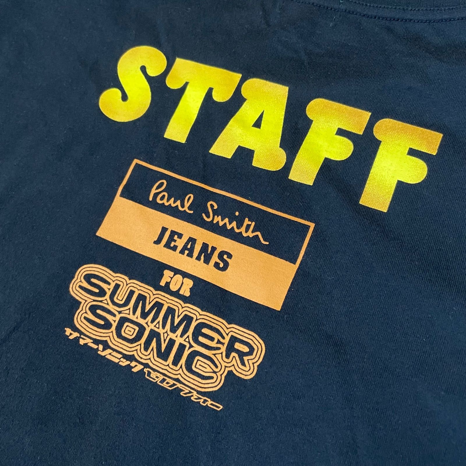 非売品 Paul Smith JEANS SUMMER SONIC 2006 STAFF Tシャツ L