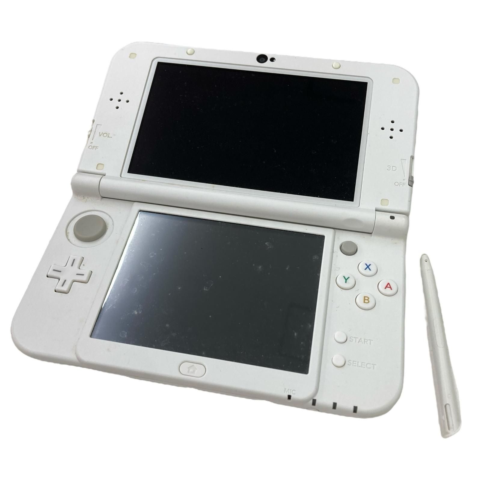 186000 New ニンテンドー 3DS LL RED-001 パールホワイト 本体 動作 済み