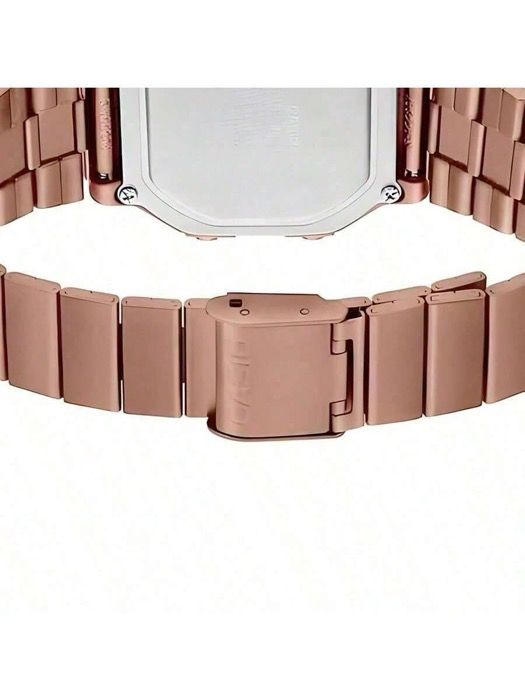  腕時計 メンズ デジタル レディース スポーティーファッションデジタル腕時計 A 168 WA 1 レトロステンレススチールバンド スクエアダイヤル カレンダー アラーム ストップウォッチ 日常生活防水 デ 腕時計(デジタル) 時計