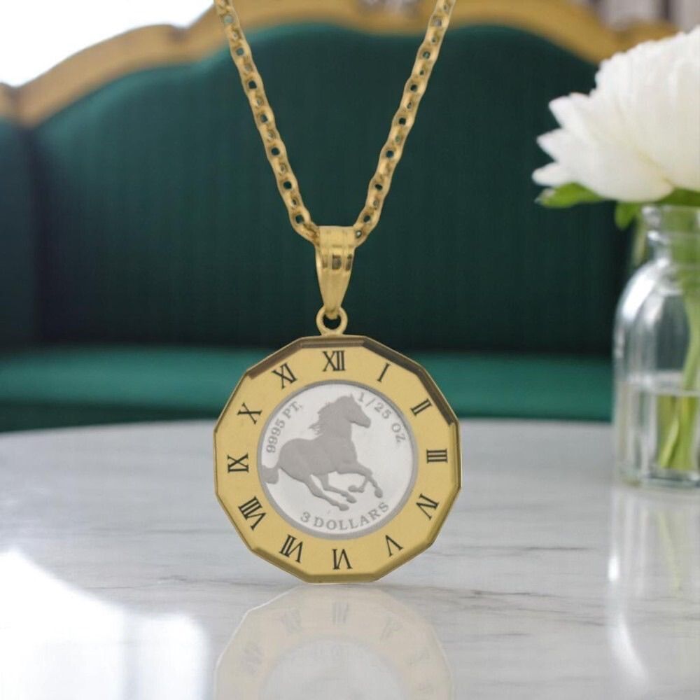 ゴールド 21mm フープピアス 18k クロムハーツ BWL 両耳 21mm フープ