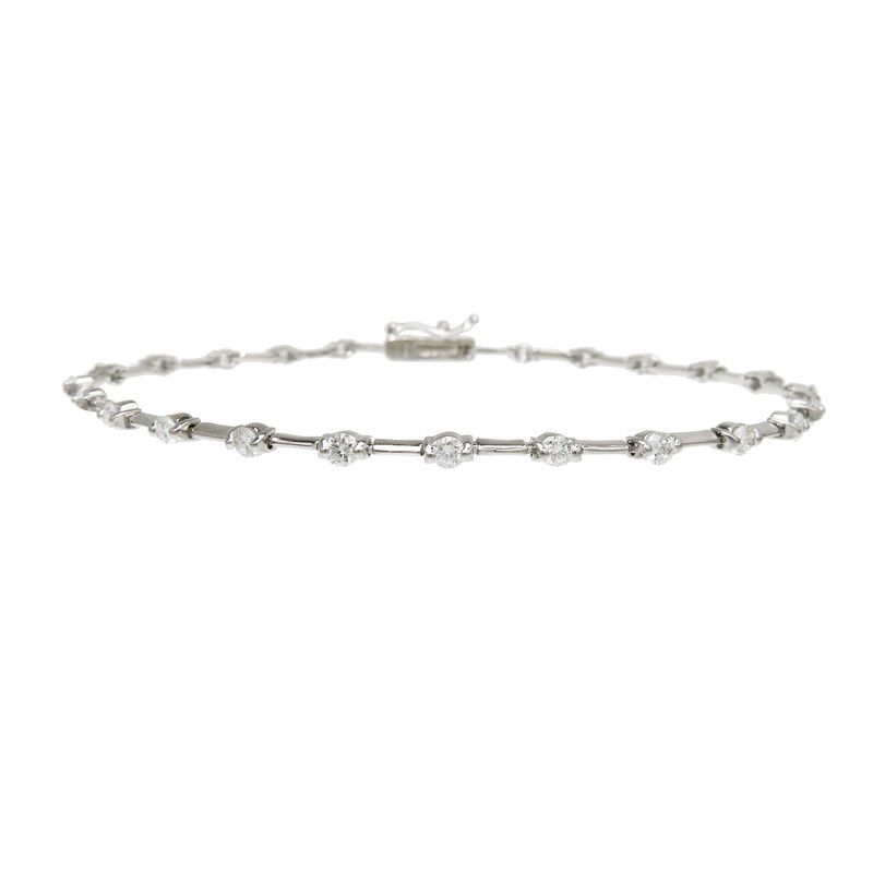 最終特価品デビアス ブレスレット LINE ステーション K1 - メルカリ 