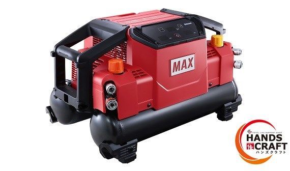 ☆MAXマックス11L エアーコンプレッサーAK-HL1310Eレッド高圧/常圧各2口未使用品