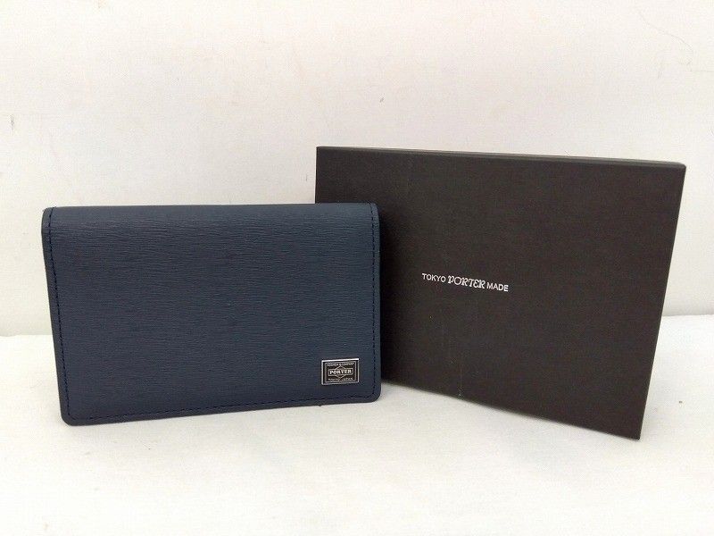 s25g-566k PORTER ポーター 吉田カバン CURRENT カレント カードケース 名刺入れ 052-02207 ネイビー