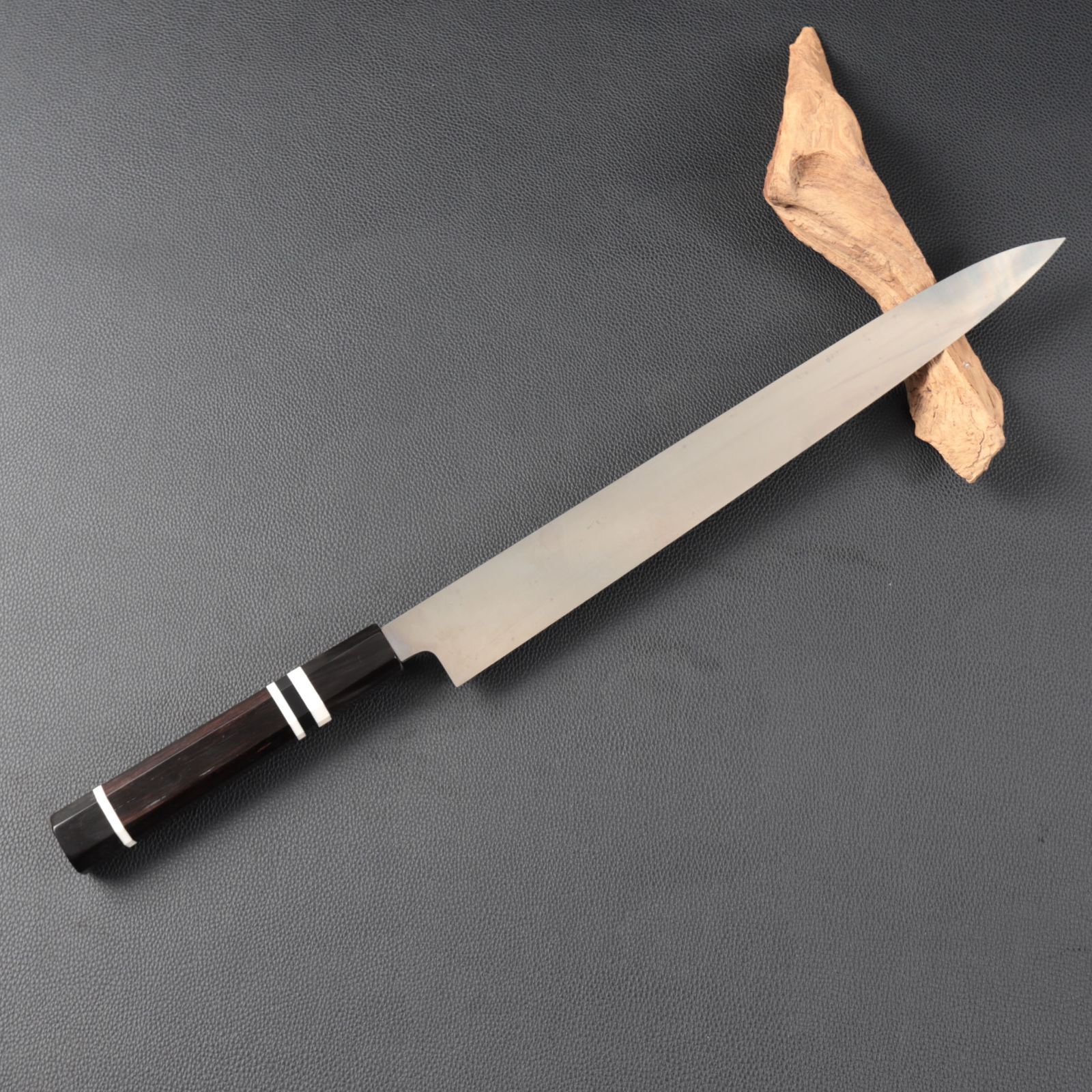 左利き柳刃包丁 左利き刺身包丁 尺一（刃渡り330mm）普通表面仕上げ 本 