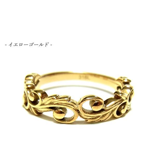 K14ハワイアン ピンキーリング Ring K14 ハワイアンジュエリー ユニ