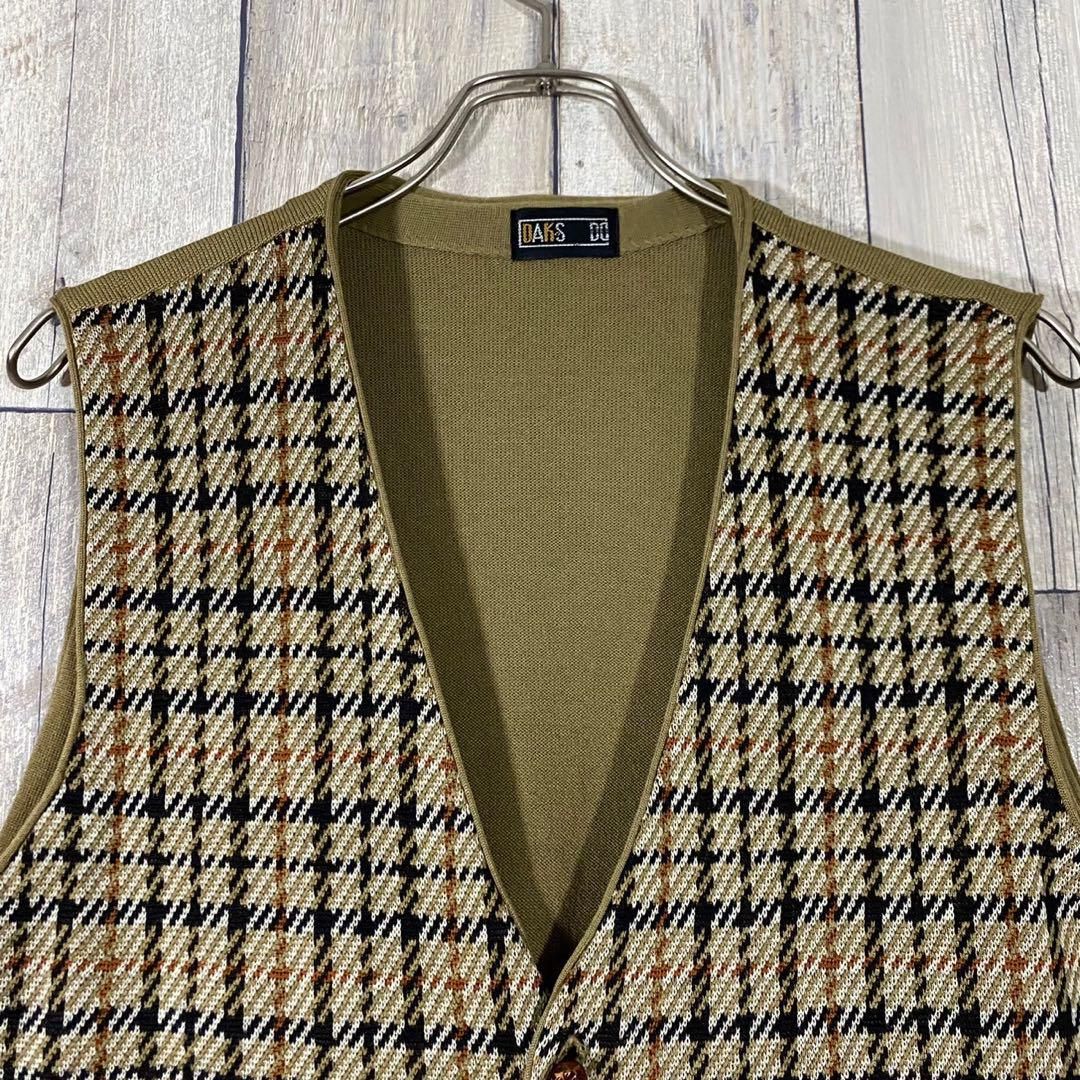 OLD DAKS GOLF 90s ダックス ゴルフ ウェア チェック ベスト - メルカリ