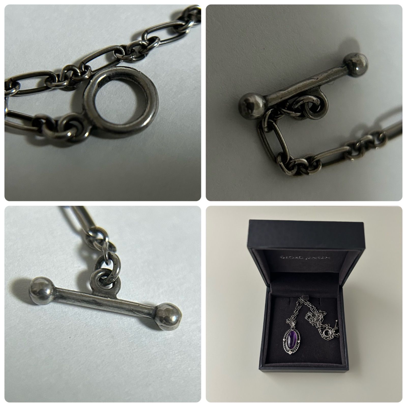 ジョージジェンセン 希少 ネックレス ペンダント 100周年 アジア限定