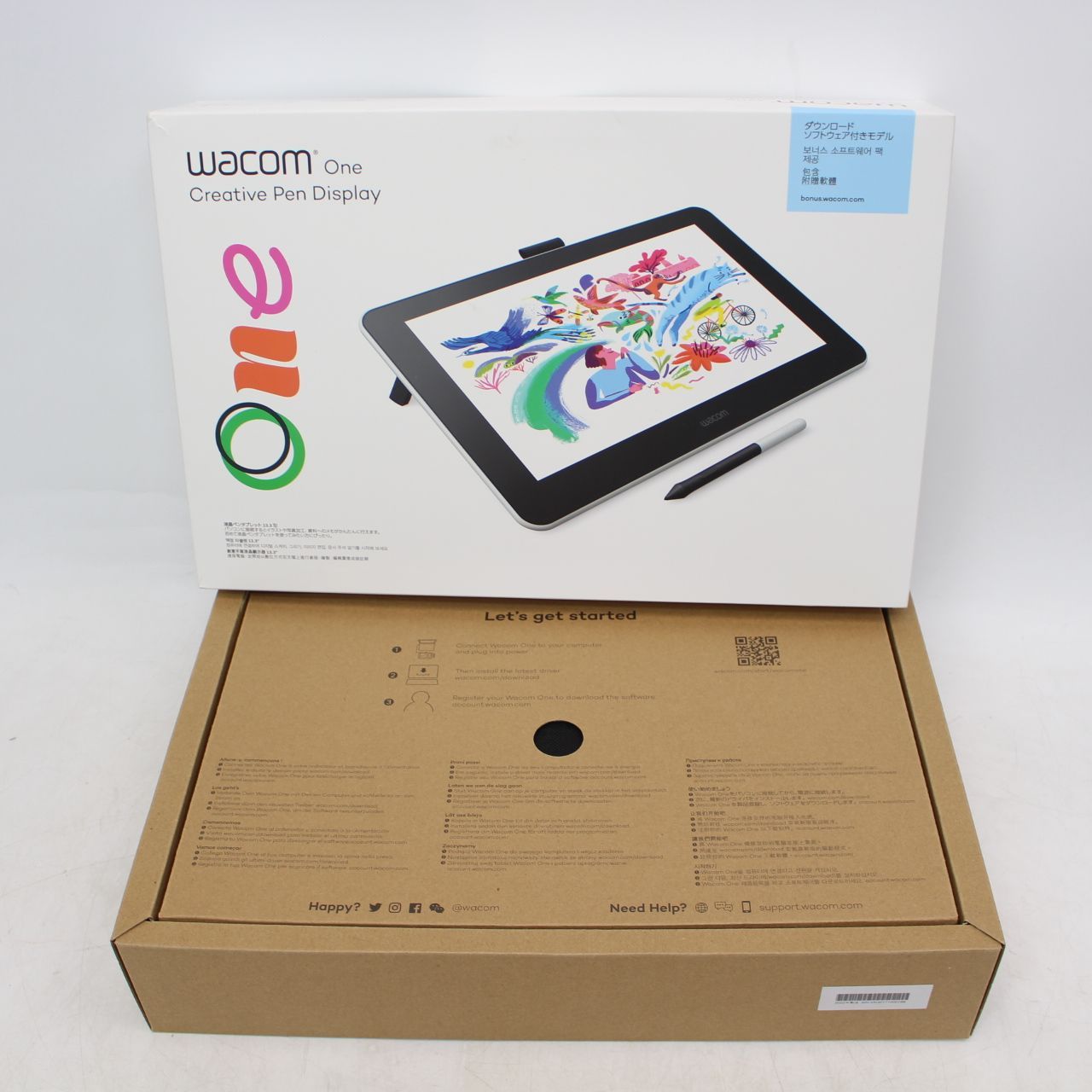 Wacom One 13（13.3インチ）液晶ペンタブレット (箱あり)