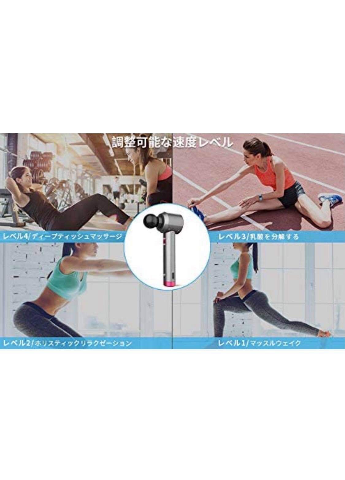 ヘアドライヤー 頭皮マッサージ マッサージ ガン 懐中電灯 多機能