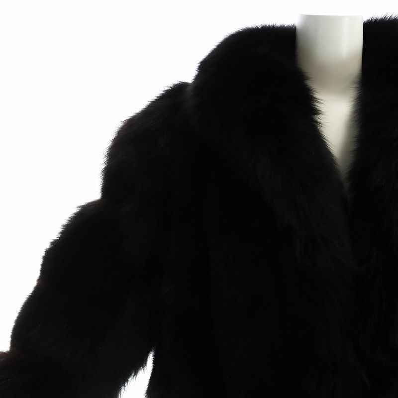 サガフォックス　ロイヤル　BelleVison 金サガ　毛皮コート　ブラック サガフォックス SAGA FOX ベルビジョン Bell Vison 金サガ ロイヤル