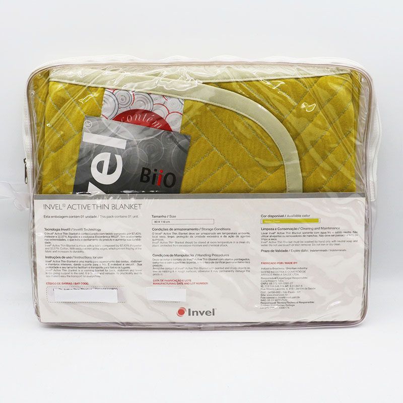 インヴェル Invel アクティブ Thin ブランケット 80×110 Verde Green MR7-09-160