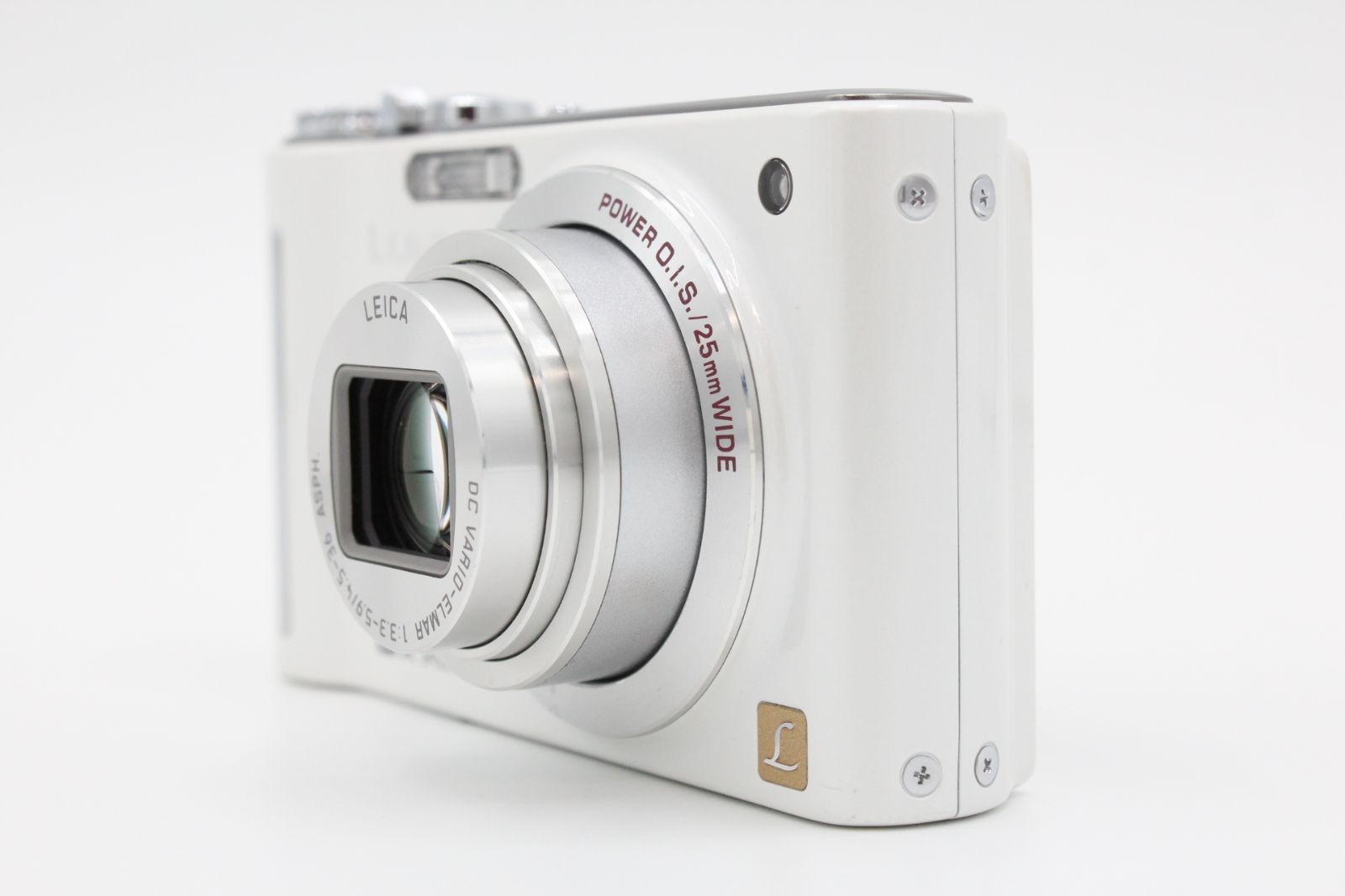 コンパクトデジタルカメラ＜＜化粧箱付き！！＞＞【良品】PANASONIC パナソニック デジタルカメラ LUMIX (ルミックス) ZX1 ホワイト  DMC-ZX1-W #LE2023738 - コンパクトデジタルカメラ