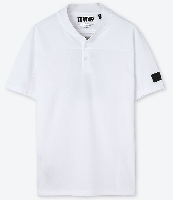 【新品】TFW49 カラーレス ポロシャツ / T102220004 TFW49 - COLLAR LESS POLO / カラーレス ポロシャツ