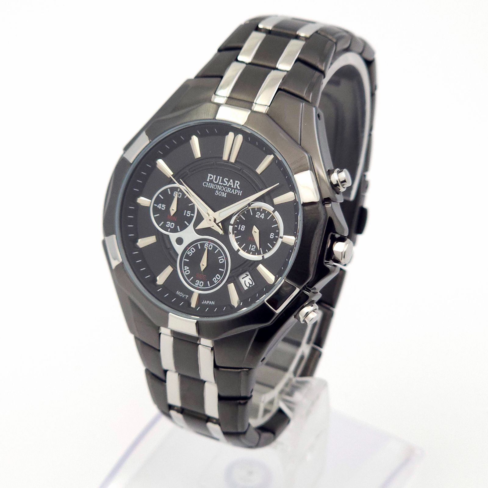 ☆良品 SEIKO セイコー パルサー クロノグラフ VD53-X060 QZ ☆良品 SEIKO セイコー パルサー クロノグラフ VD53-X060 QZ