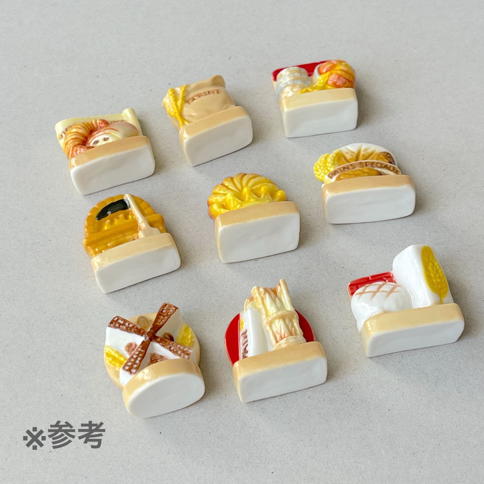 フェーヴ　パン屋さんの風景　2005年　フランス　ミニチュア陶器　f-4378 フェーヴ 私のパン屋さん② フランス フェーブ ミニチュア陶器