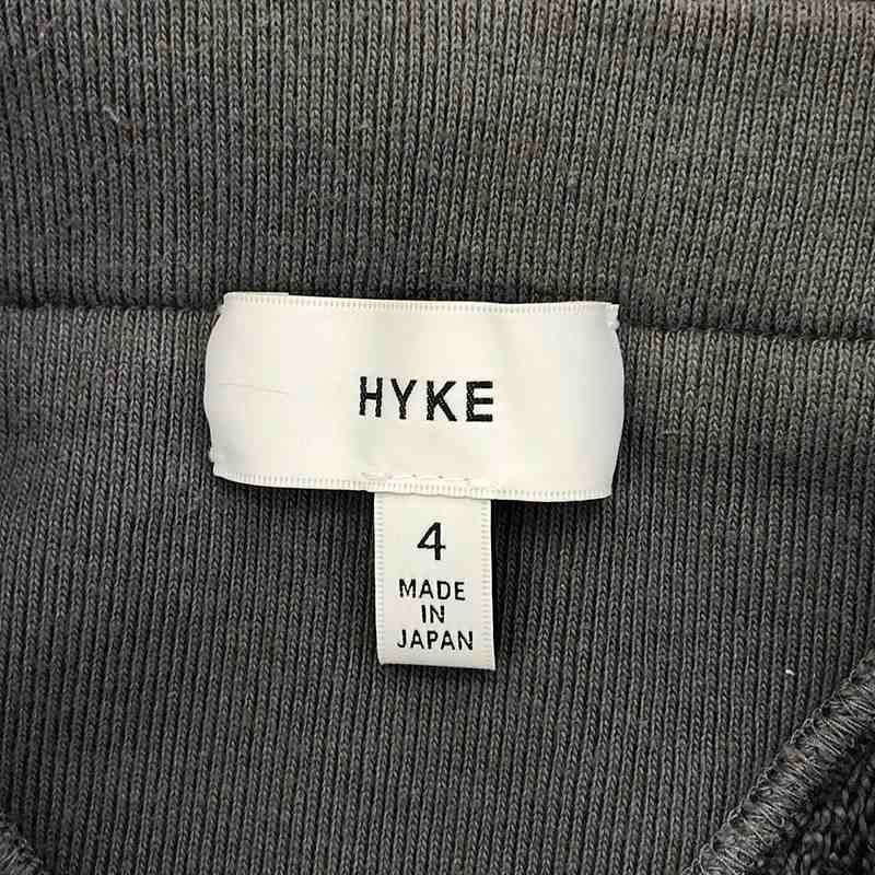 HYKE / ハイク | 2021AW | SWEAT HOODIE 後付け プルオーバーパーカー