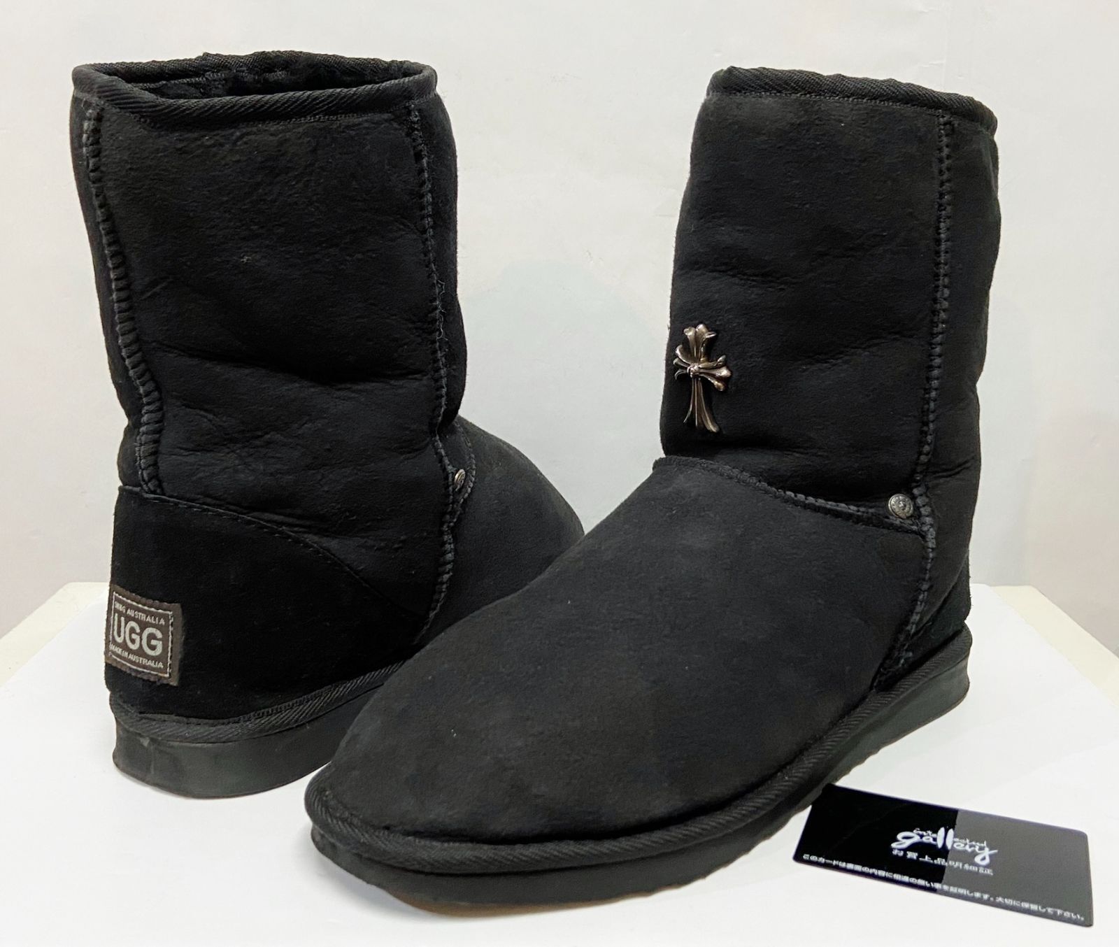 ギャランティカード付 CHROME HEARTS｜クロムハーツ UGG CHクロス ムートンブーツ