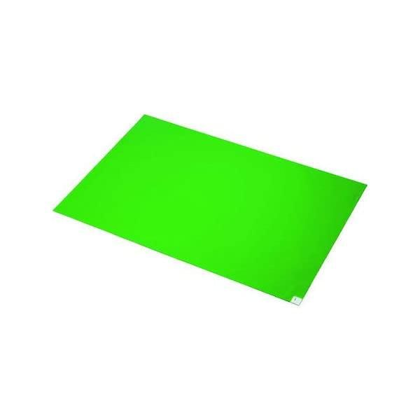 3営業日で発送 ブラストン Ｅ粘着マット 薄手Ｔ １０シート入 ６００×９００ 緑 KNV0601