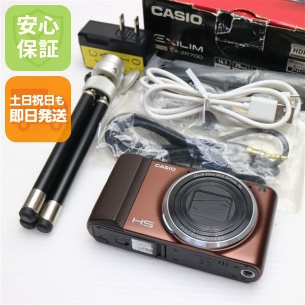 実写美⭕️美品【動作確認済】CASIO EXILIM EX-ZR700　ブラウン Amazon | CASIO デジタルカメラ EXILIM 1610万画素 18倍