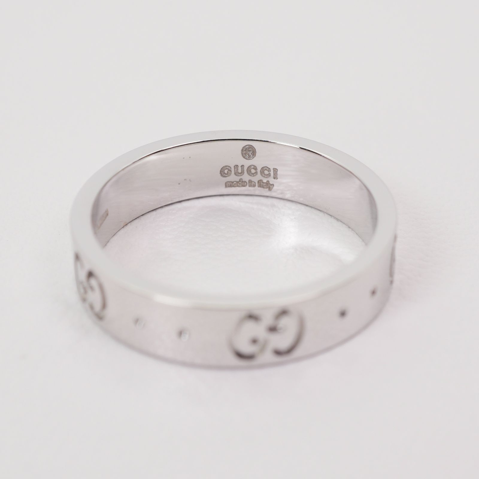 表記サイズ10 グッチ K18WG(750) アイコン リング/24-4580 - メルカリ 