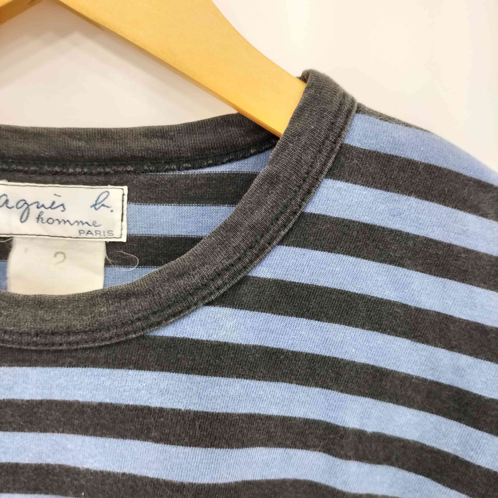 アニエスベーオム Agnes b.homme 90s ボーダー柄 クルーネック