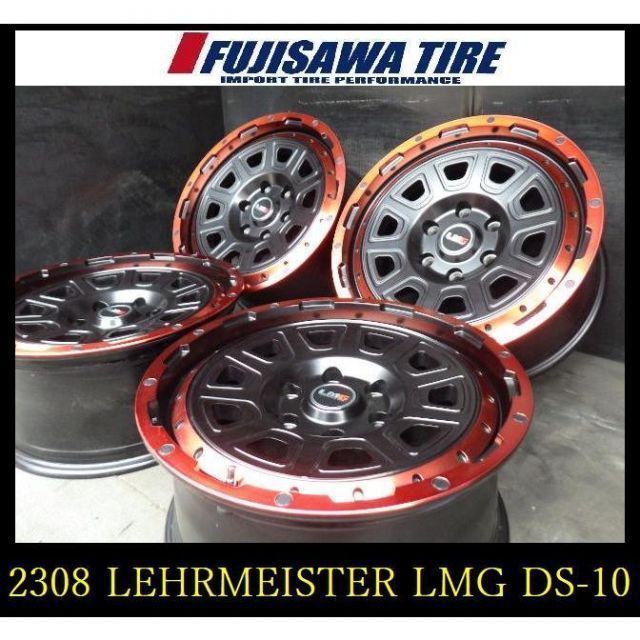 【2308】FK00105135◆LEHRMEISTER LMG DS-10 ◆18x8J 6穴 PCD139.7 +25◆4本 2308】FK00105135◇LEHRMEISTER LMG DS-10 ◇18x8J 6穴 PCD139.7 +25