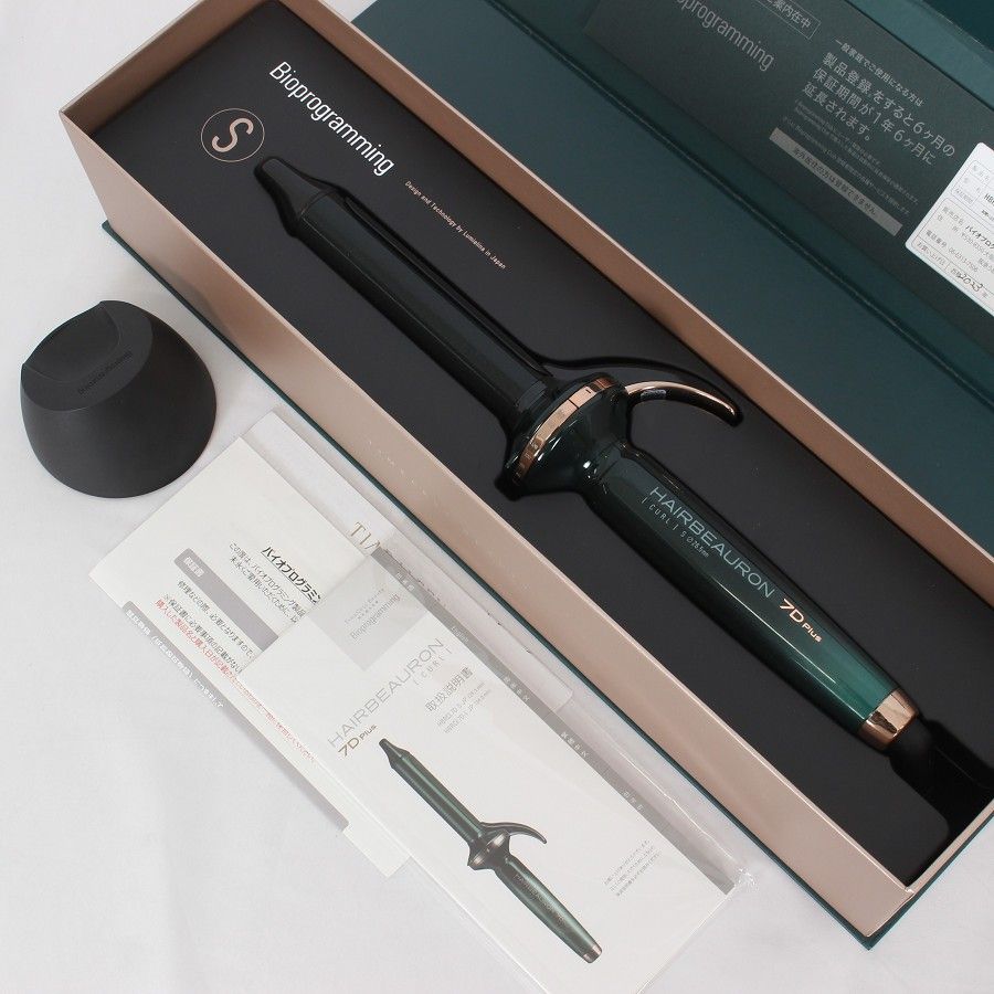 【美品】ヘアビューロン 7D Plus カール S-type 26.5mm HBRCL7D-S-JP バイオプログラミング ヘアアイロン リュミエリーナ 本体