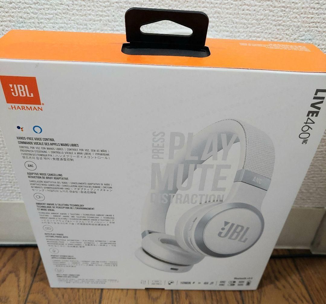 新品未開封】JBL LIVE460NCWHT ワイヤレスヘッドホン ホワイト - メルカリ