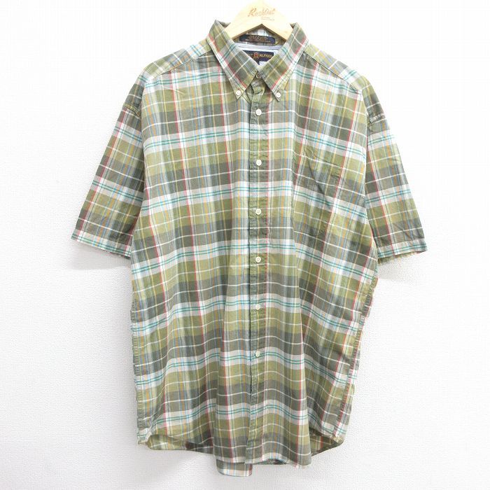 XL/古着 トミーヒルフィガー 半袖 ブランド シャツ メンズ 90s