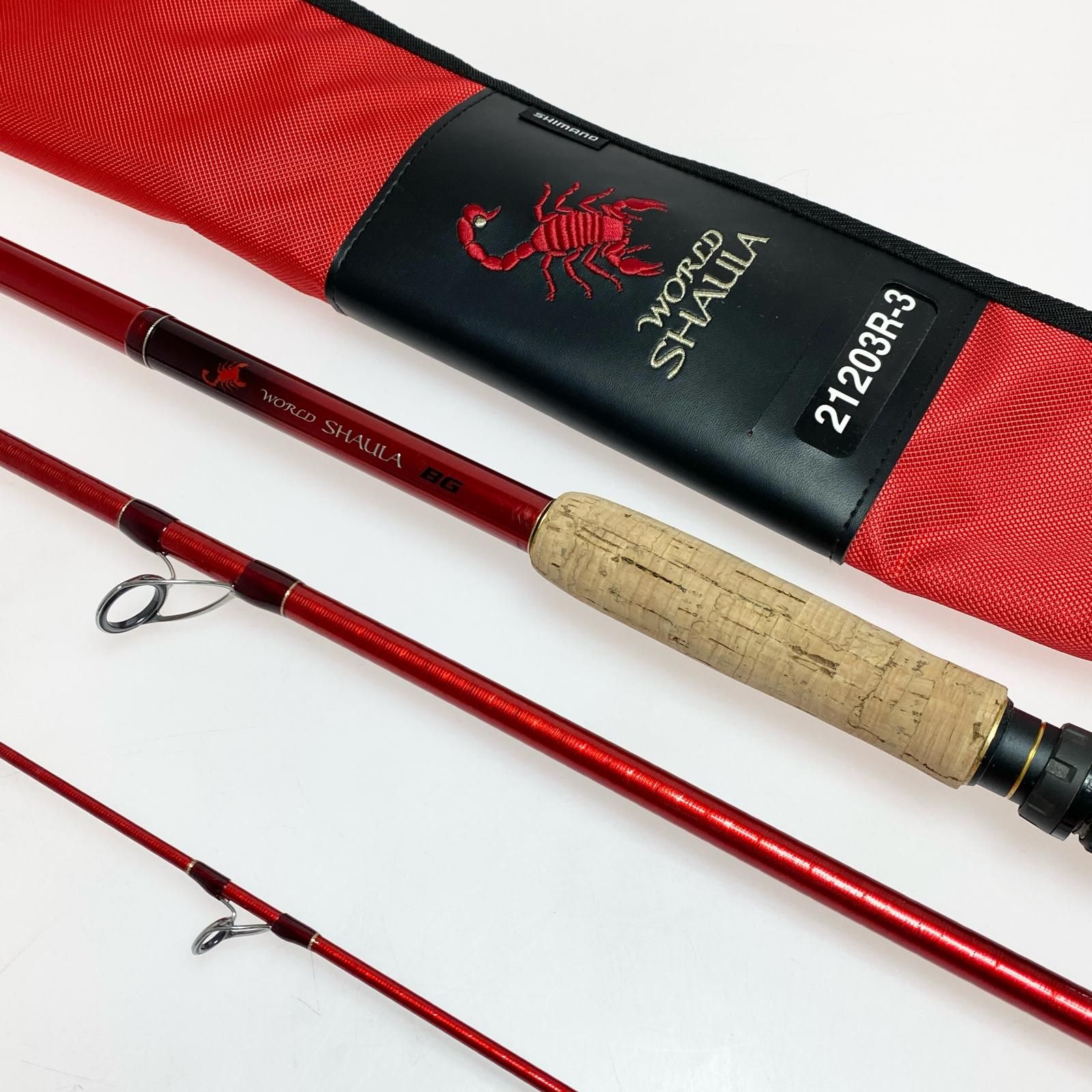 SHIMANO シマノ ワールドシャウラBG 21203R-3 30196 ルアーロッド 程度  