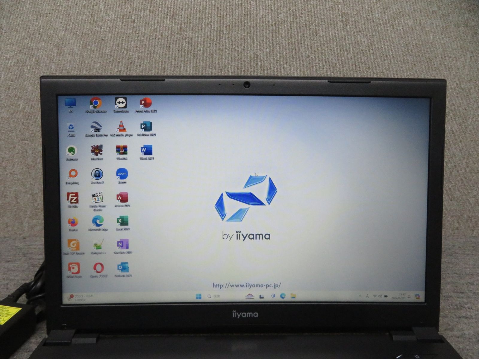 ☆SSD搭載Win11☆IIYAMA 15型 息苦し i3-3120M CLEVO☆#2