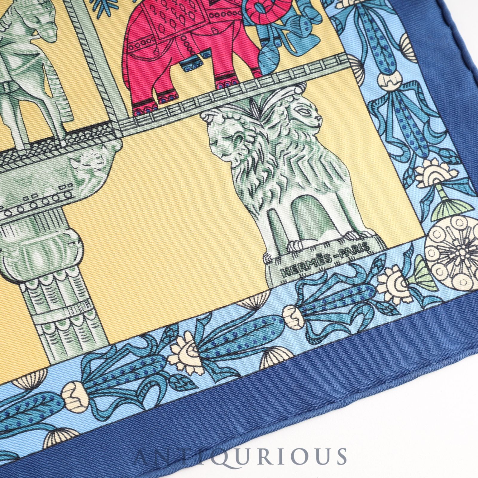 エルメス スカーフ カレ45 塔門 SILK100％ - メルカリ
