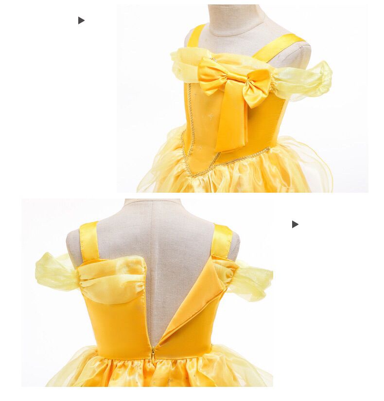 ベル 風 ドレス ディズニー プリンセス 美女と野獣 お姫さま 発表会