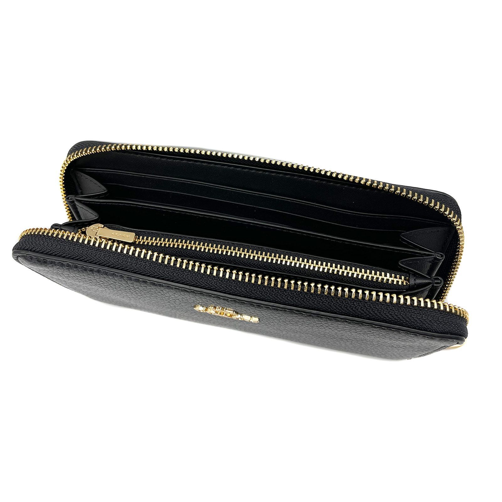 訳あり商品 新品未使用】コーチ COACH 長財布 C4451 IMBLK ストラップ 
