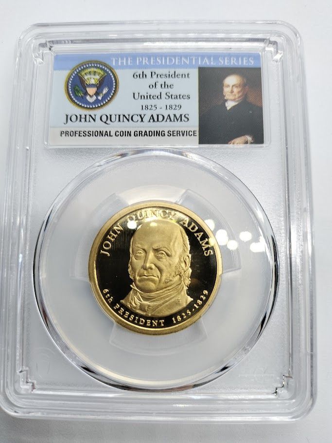PCGS PR69DCAM ジョン・クィンシー・アダムズ大統領 John Quincy Adams Presidential $1 Coin