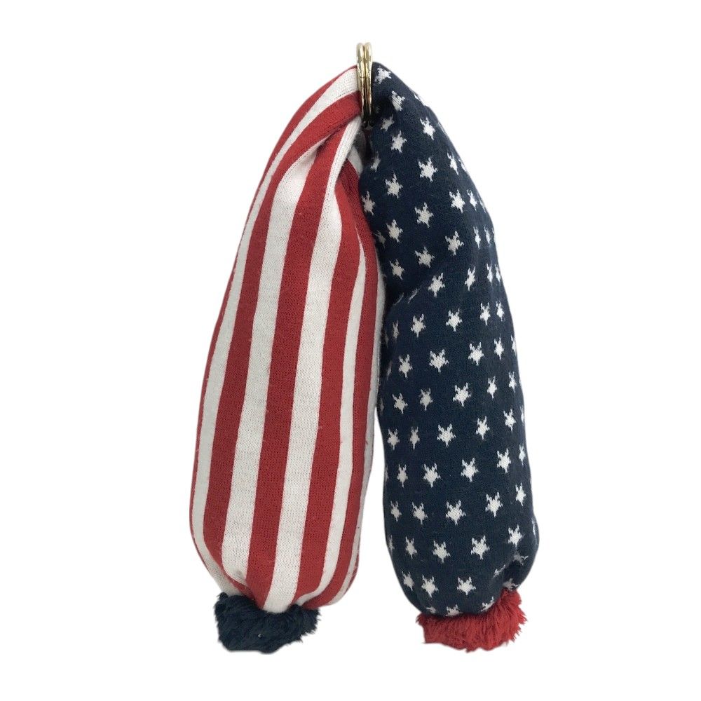 BEAMS GOLF ビームスゴルフ ニット シューズケース 星条旗 レッド系
