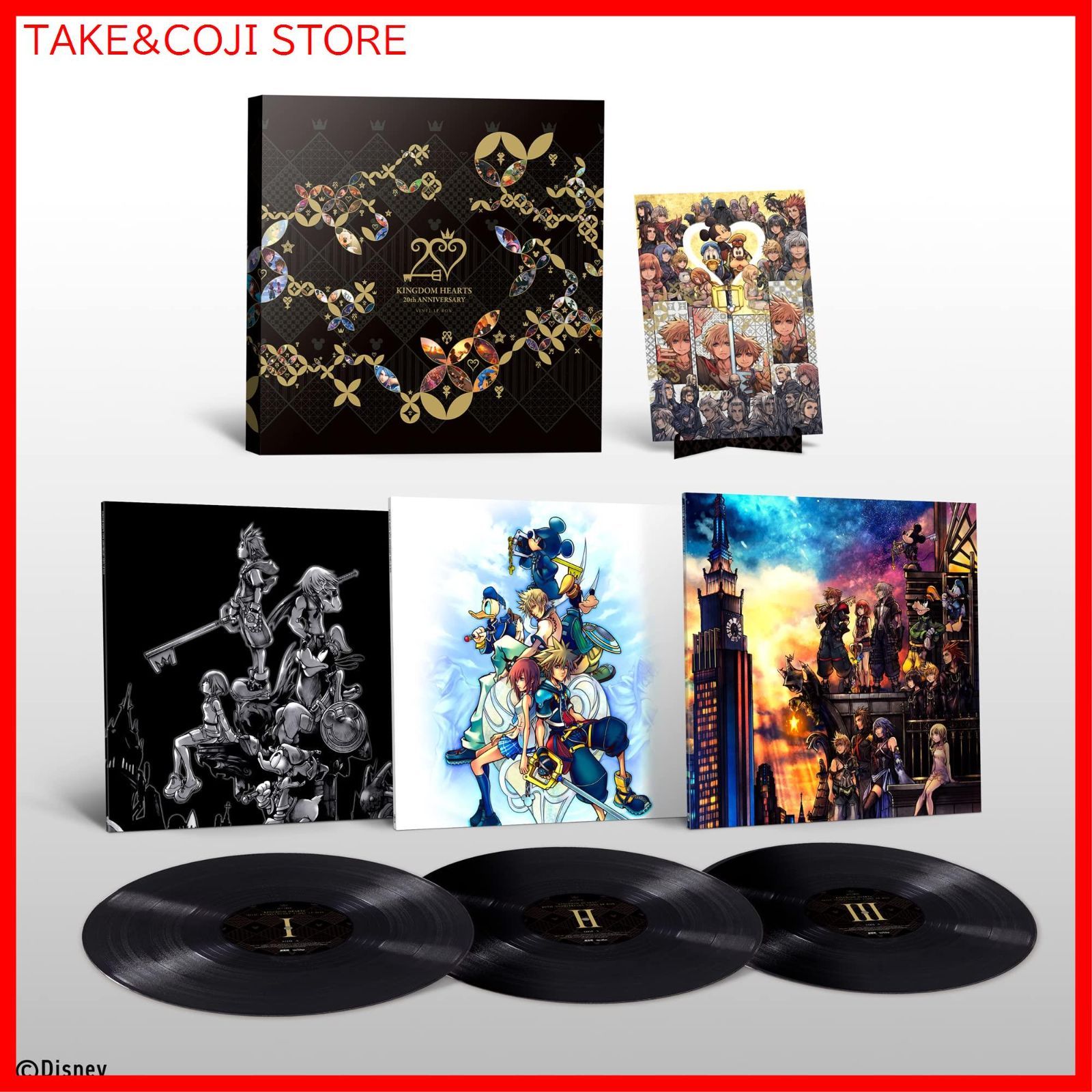キングダムハーツ　アナログレコード　LP 新品未開封】KINGDOM HEARTS 20TH ANNIVERSARY VINYL LP BOX