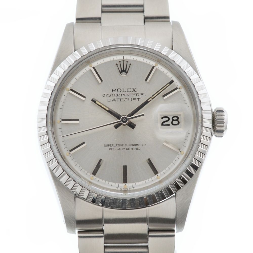 ROLEX オイスターパーペチュアルデイトジャスト　シルバー　ヴィンテージ ロレックス デイトジャスト Ref.16030 シルバーダイヤル