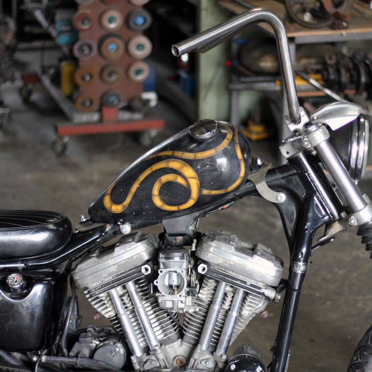 MOTOR ROCK × SHALLOW エイジング塗装済み マスタングタンク (MR-SM074