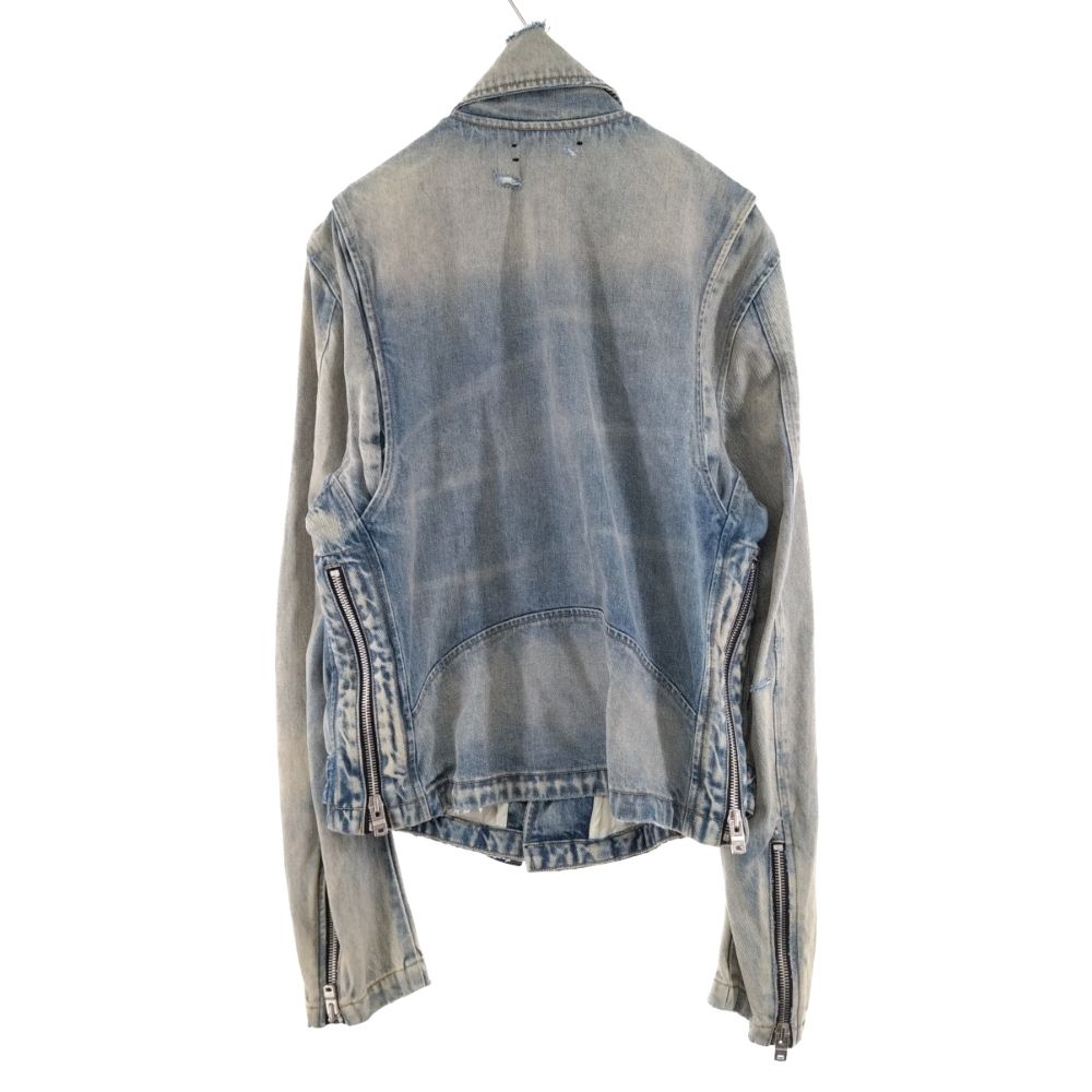 AMIRI アミリ Damage Denim Riders Jacket ダメージ加工 デニム AMIRI アミリ Damage Denim Riders Jacket ダメージ加工 デニム