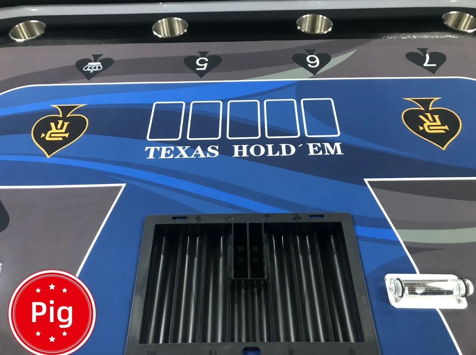 送料無料】ポーカーテーブル チップ 競技用テーブル LEDライト 高級