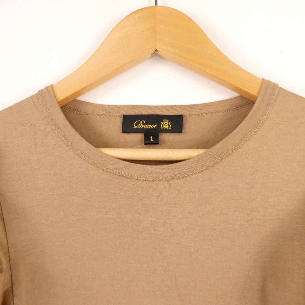 美品 Drawer ドゥロワー 6517-299-0151 トップス 1 コットン100