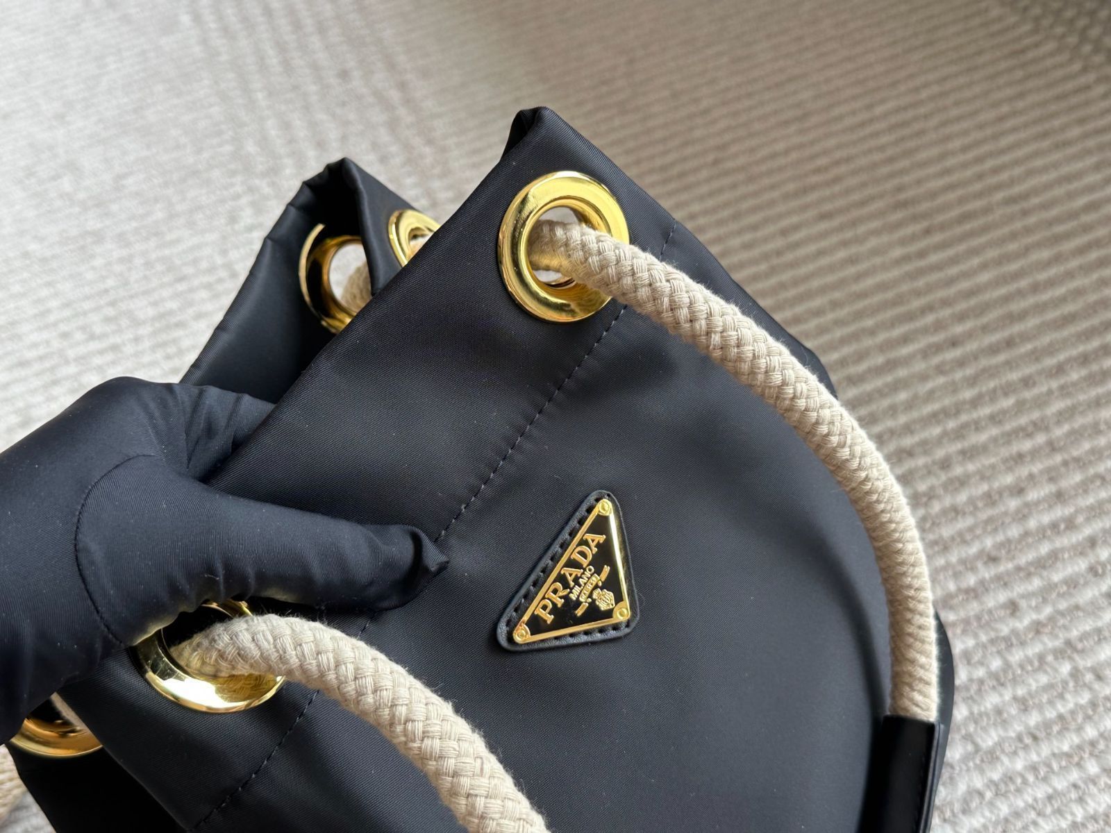 箱付⭐︎完売商品⭐︎PRADA ナイロンビーニー！最終値下げ！ PRADA プラダ ナイロンビーニー - メルカリ
