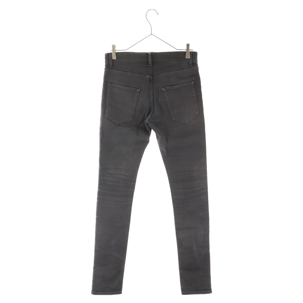 Sainte Laurent コーティングブラックデニム スキニー　サイズ28 SAINT LAURENT (サンローラン) SKINNY-FIT JEANS COATED BLACK