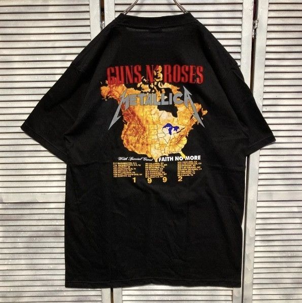 ✮XL　Tシャツ　美品　バンドTシャツ　メタリカ　両面プリント　ド派手　スカル✮ 楽天市場】ロックTシャツ METALLICA(メタリカ) S M L XL バンT