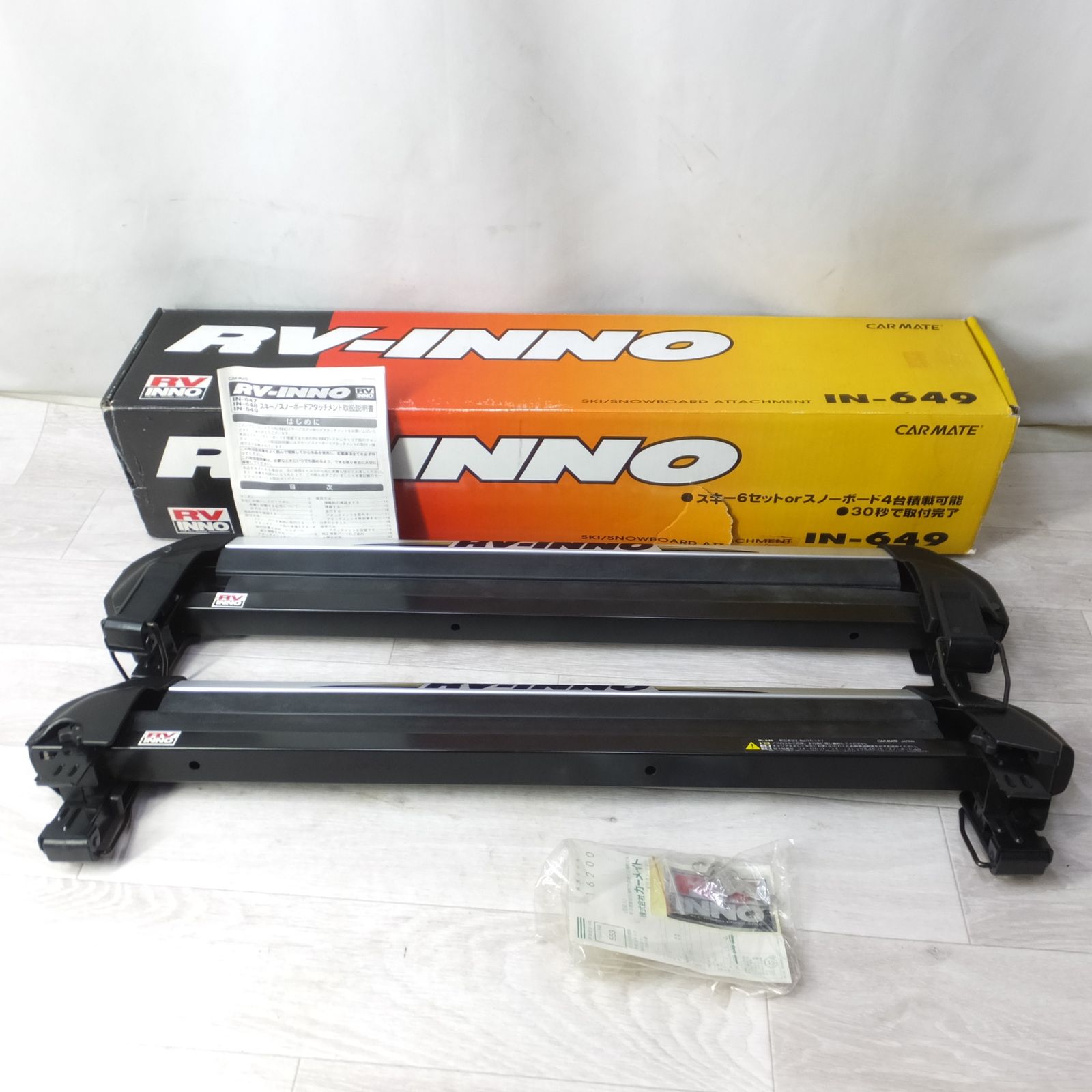 送料無料] ◇INNO スキー キャリア IN-649 スノーボード スキー6 